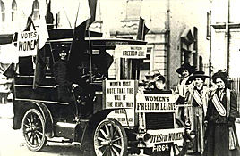suffragette protest