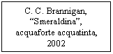 Text Box: C. C. Brannigan, 