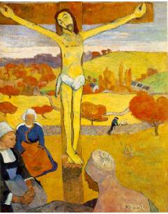 Paul Gauguin, Il Cristo giallo; 1889; olio su tela, cm 9273