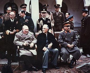 I tre grandi a Yalta: Churchill, Roosevelt e Stalin