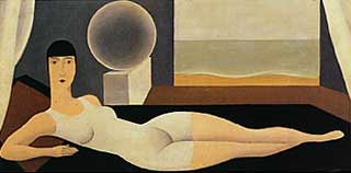 Ren Magritte, La bagnante, 1925. Charleroi, Muses des Beaux-Arts