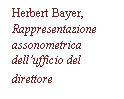 Text Box: Herbert Bayer, Rappresentazione assonometrica dell'ufficio del direttore