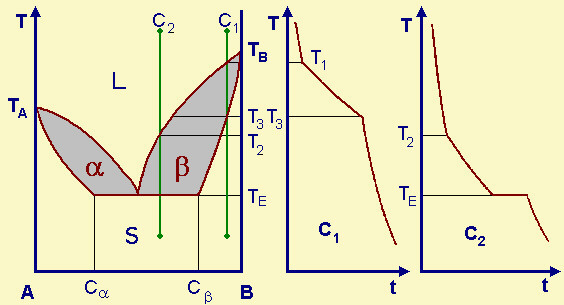 diagramma di stato binario con solubilit parziale dei solidi