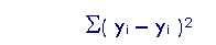 Text Box:            S( yi  yi  )2