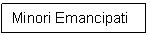 Text Box: Minori Emancipati