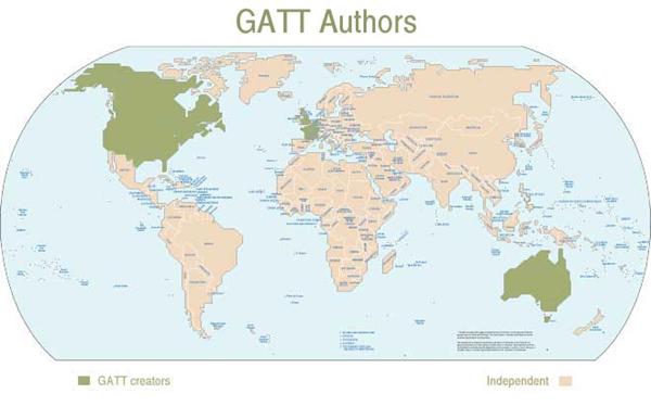The World created under GATT in 1948.