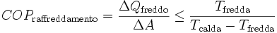 COP_} = frac}} leq frac{T_}}}-T_}}
