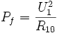 P_={ U_1^2 over R_ }
