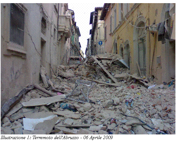 Text Box: Illustrazione 5: Terremoto dell'Abruzzo - 06 Aprile 2009