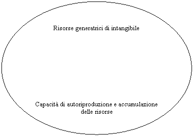 Oval: Risorse generatrici di intangibile









Capacit di autoriproduzione e accumulazione delle risorse

