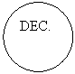 Oval: DEC.