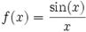 f(x)=frac  x