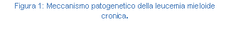 Text Box: Figura 120: Meccanismo patogenetico della leucemia mieloide cronica.