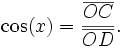 cos(x) = frac }}. 