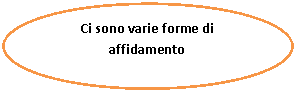 Oval: Ci sono varie forme di affidamento