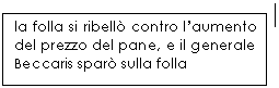 Line Callout 2: la folla si ribell contro l'aumento del prezzo del pane, e il generale Beccaris spar sulla folla