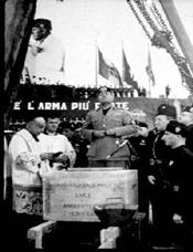 Mussolini
    opening Cinecitta