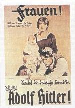 NS-Plakat: 'Frauen! Rettet die deutsche Familie - Whlt Adolf Hitler!'